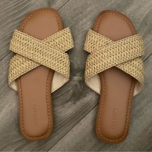 Old Navy Woven Crossband Sandals